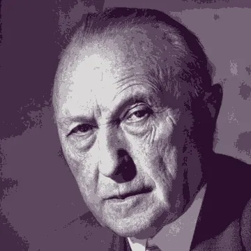 Porträt Konrad Adenauer